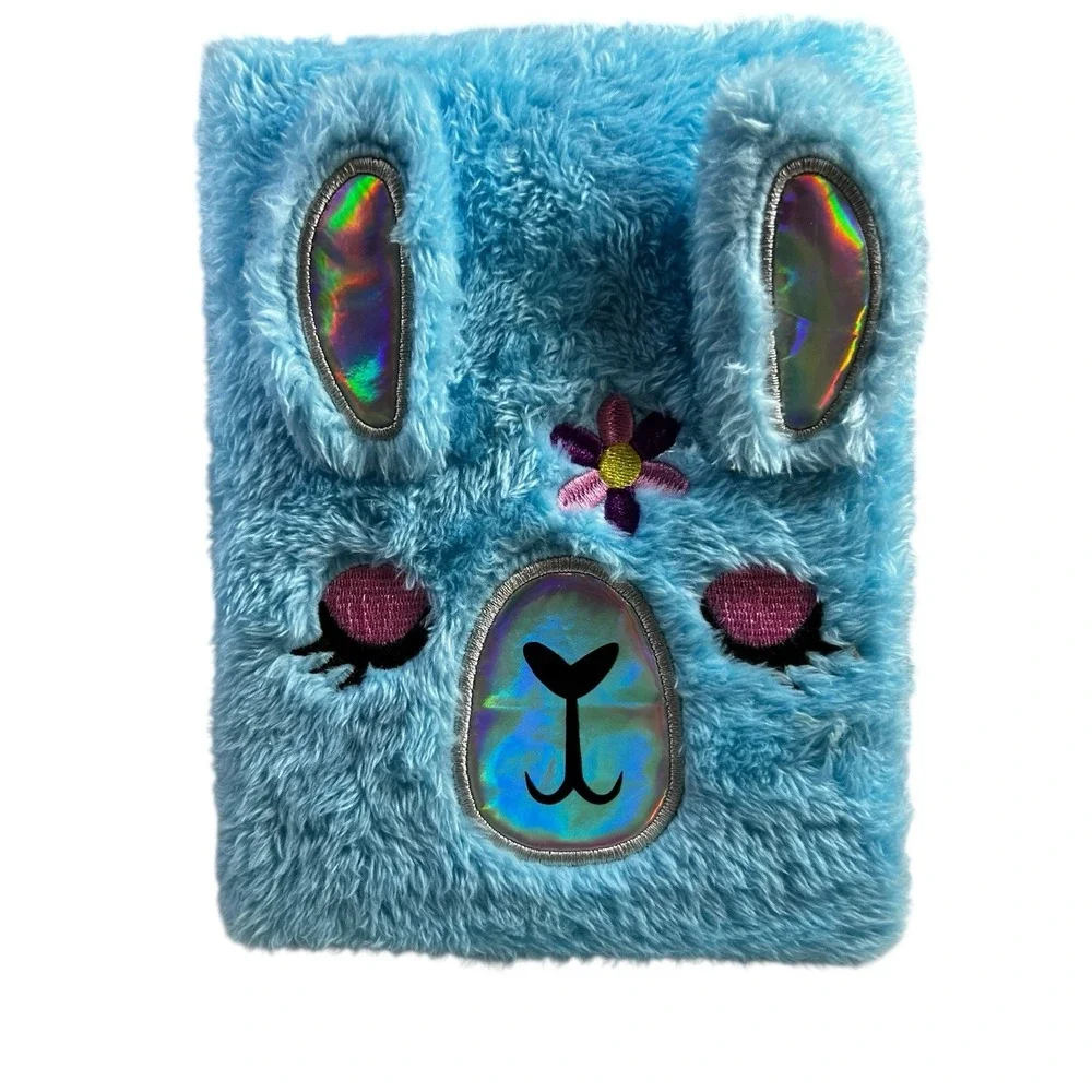 Furry Blue Llama Journal Notebook Kids Gratitude Activity Diary